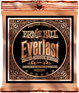 Pack of Medium Everlast Phosphor Bronze strings